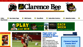 What Clarencebee.com website looked like in 2017 (6 years ago)