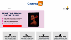 What Canvas2u.com.au website looked like in 2017 (6 years ago)