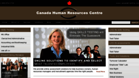 What Canadahrcentre.com website looked like in 2017 (6 years ago)