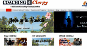 What Coaching4clergy.com website looked like in 2017 (6 years ago)