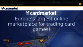 What Cardmarket.com website looked like in 2017 (6 years ago)