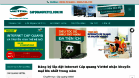What Capquangviettel.com.vn website looked like in 2017 (6 years ago)