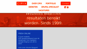 What Cipix.nl website looked like in 2017 (6 years ago)