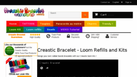 What Creasticbracelet.com website looked like in 2017 (6 years ago)