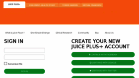 What Customers.juiceplus.com website looked like in 2017 (6 years ago)