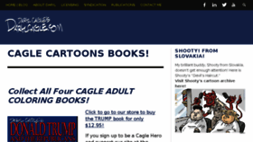 What Caglebook.com website looked like in 2017 (6 years ago)