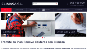 What Climasasl.es website looked like in 2017 (6 years ago)