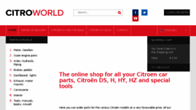 What Citroworld.com website looked like in 2017 (6 years ago)