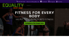 What Crossfitequality.com website looked like in 2017 (6 years ago)