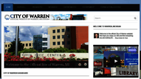 What Cityofwarren.org website looked like in 2017 (6 years ago)