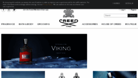 What Creedfragrances.co.uk website looked like in 2017 (6 years ago)