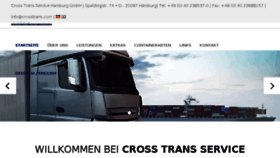 What Crosstrans.com website looked like in 2017 (6 years ago)