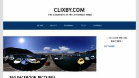 What Clixby.com website looked like in 2017 (6 years ago)