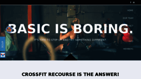 What Crossfitrecourse.com website looked like in 2017 (6 years ago)
