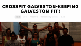 What Crossfit-galveston.com website looked like in 2017 (6 years ago)