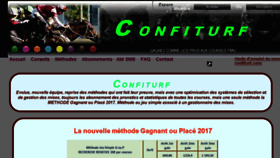 What Confiturf.com website looked like in 2017 (6 years ago)