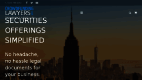 What Crowdfundinglawyers.net website looked like in 2017 (6 years ago)