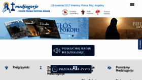 What Centrummedjugorje.pl website looked like in 2017 (6 years ago)