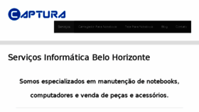 What Captura.net.br website looked like in 2017 (6 years ago)