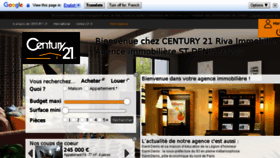What Century21-riva-saint-denis.com website looked like in 2017 (6 years ago)