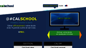 What Calschool.net website looked like in 2017 (6 years ago)