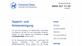 What Correcta.de website looked like in 2017 (6 years ago)