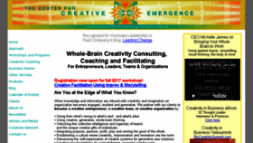 What Creativeemergence.com website looked like in 2017 (6 years ago)