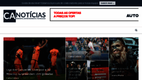 What Canoticias.pt website looked like in 2017 (6 years ago)