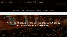 What Classicpianos.net website looked like in 2017 (6 years ago)