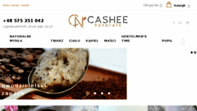What Casheenaturals.pl website looked like in 2017 (6 years ago)