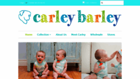 What Carleybarley.com website looked like in 2017 (6 years ago)