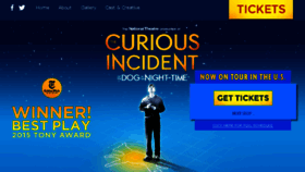 What Curiousonbroadway.com website looked like in 2017 (6 years ago)