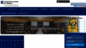 What Coleconomistes.cat website looked like in 2017 (6 years ago)