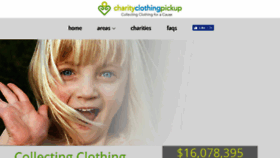 What Charityclothingpickup.com website looked like in 2017 (6 years ago)