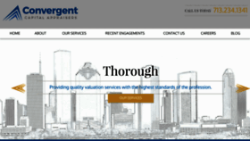 What Convergencefinancial.com website looked like in 2017 (6 years ago)
