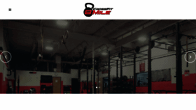 What Crossfit8mile.com website looked like in 2017 (6 years ago)