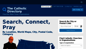 What Catholicdirectory.com website looked like in 2017 (6 years ago)