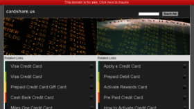 What Cardshare.us website looked like in 2017 (6 years ago)