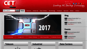 What Cet-power.com website looked like in 2017 (6 years ago)