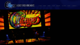 What Chicagotheband.com website looked like in 2017 (6 years ago)