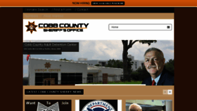 What Cobbsheriff.org website looked like in 2017 (6 years ago)