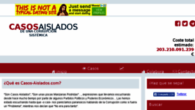 What Casos-aislados.com website looked like in 2017 (6 years ago)