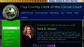 What Clayclerk.com website looked like in 2017 (6 years ago)