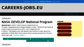 What Careers-jobs.eu website looked like in 2017 (6 years ago)