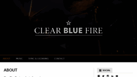 What Clearbluefire.com website looked like in 2017 (6 years ago)