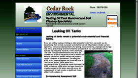What Cedarrockenvironmental.com website looked like in 2017 (6 years ago)