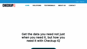 What Checkupiq.com website looked like in 2017 (6 years ago)