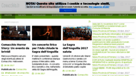 What Comacchio.it website looked like in 2017 (6 years ago)