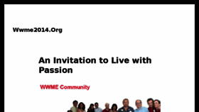 What Convention.wwme.org website looked like in 2017 (6 years ago)