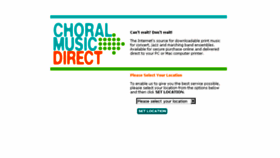 What Choralmusicdirect.com website looked like in 2017 (6 years ago)